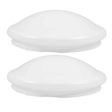 2 Pcs Flush Mount Ceiling Light Covers Plastic Mushroom Lampshade Replacement Pendant Lights Covers for Ceiling Light Fixtures