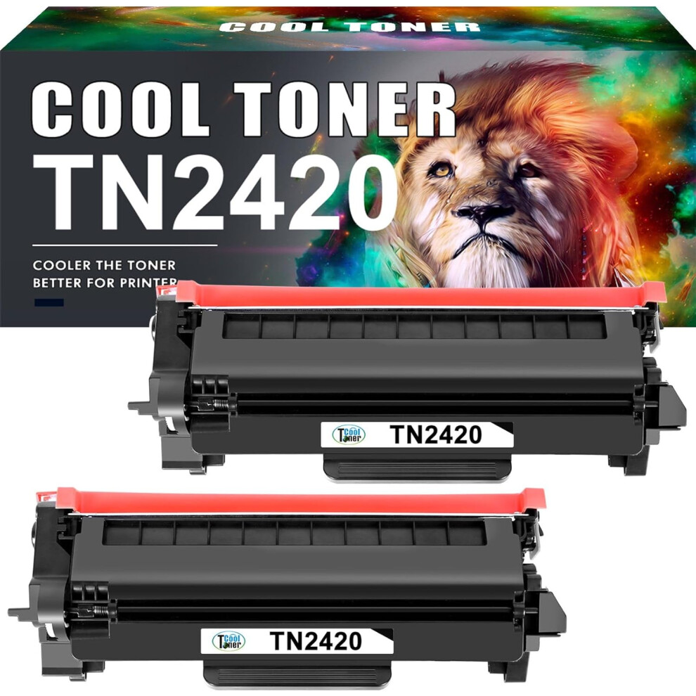 Tn2420 Compatible Toner Cartridge For Brother Printer (2 Pack ) Black 4011324124668