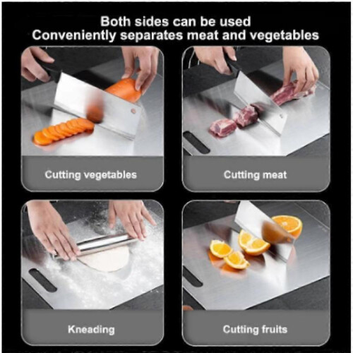 (24*15cm) Titanium Cutting Board Double-Sided Titanium Kitchen Chopping Board 1