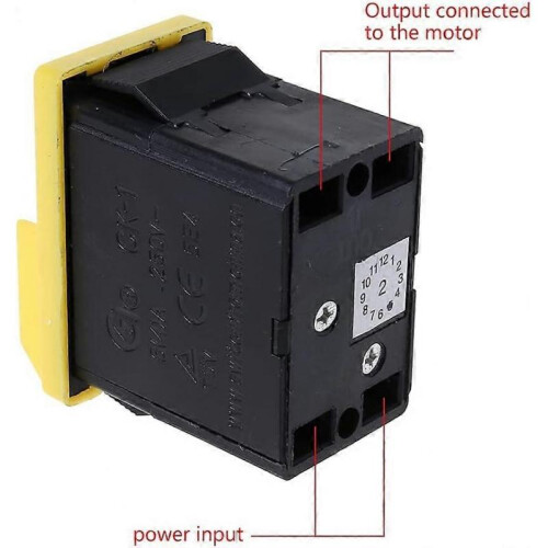 Black Woodworking 250V 6/4A Universal Replacement Part for Woodworking Lighting Accessories 1