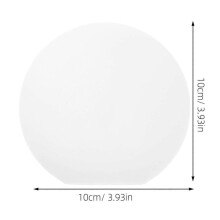 White Global Lampshade Textured Glass Lamp Cover Ceiling Lampshade Replacement Round Lampshade Decor