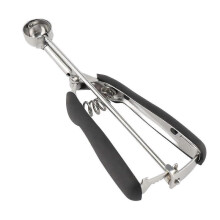 Extra Small Cookie Scoop 1 tsp, Professional Stainless Steel Mini Ice Cream Scoop 25 mm, Melon Baller Scoop Good Soft Grips, Quick Trigger R