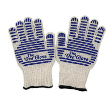 1 Pair The Ove Heat Resistant Protective Gloves Anti-slip Gloves for Oven Barbecue