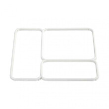 (1pc, White) 1/2Pcs Lid Seal Gasket for OmieBox Exact Fit Replacement Part for Kids Bento Lunch Box Insulated Food Container Lid Seals