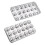 Mini Sphere Mold Ice Cube Maker Silver 20.6X10.5X2.5CM Ice Making 1Pack 3