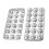 Mini Sphere Mold Ice Cube Maker Silver 20.6X10.5X2.5CM Ice Making 1Pack 1