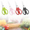 (Red) Large Ceramic Shears for Cutting Cooked Food Ceramic Kitchen Shears for Kitchen Cooking and Food Processing  Red 2