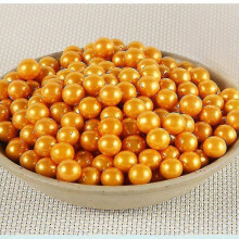 (10mm,50g Type2)50g 2-14mm Edible Colorful Beads Pearl Sugar Ball Fondant Cake Baking Sprinkles Gold Ball Wedding Cake Decoration Candy Clay
