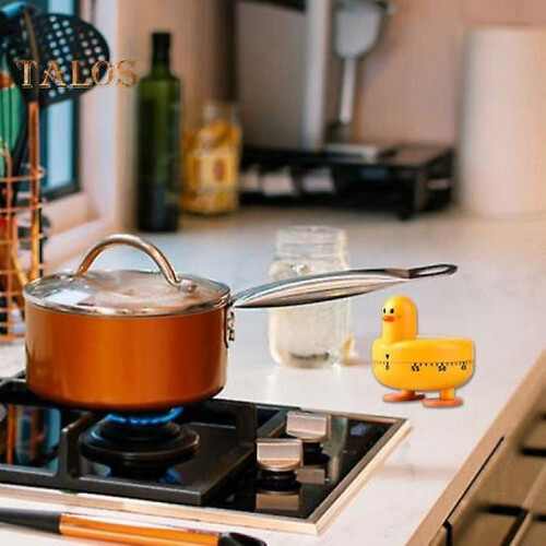(yellow) Cooking Timer Precise Timing Long Lasting Portable Great Lovely Duck Mechanical Study Timer for Office 2