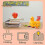 (white) Cooking Timer Precise Timing Long Lasting Portable Great Lovely Duck Mechanical Study Timer for Office 4