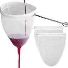 Ultra Fine Mesh Strainer Bag with Zipper,strainers Fine Mesh with Reinforced Frame And Sturdy Handl