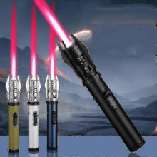(green) Lightsaber Butane Lighter, Refillable Lightsaber Lighter Jet Flame Butane Lighter For Grill Bbq Candle Camping (gas Not Included) D.d - HZ