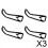3 x 4x Propeller Guards Spare Parts Propeller Blade 2
