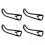 3 x 4x Propeller Guards Spare Parts Propeller Blade 1