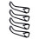 3 x 4x Propeller Guards Spare Parts Propeller Blade 5