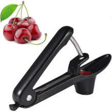 (black) stainless steel cherry pitter, cherry pitter, for quickly removing fruit stones (green)