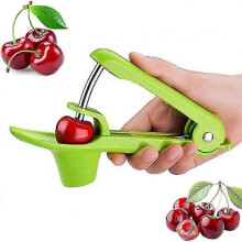 (green) stainless steel cherry pitter, cherry pitter, for quickly removing fruit stones (green)
