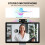 Webcam,Webcams for PC, Full HD 1080P Video Calling, HD Light Correction(Black) 3
