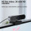 Webcam Plug and Play for Desktop Laptop Dedicated Live Streaming Camera with Microphone(Black) 3