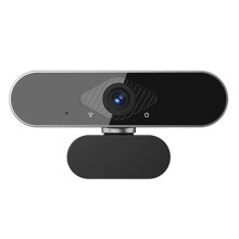 Webcam Plug and Play for Desktop Laptop Dedicated Live Streaming Camera with Microphone(Black)