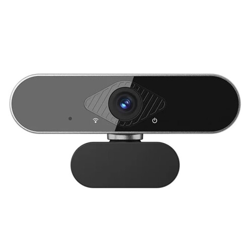 Webcam Plug and Play for Desktop Laptop Dedicated Live Streaming Camera with Microphone(Black)