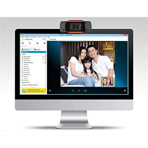 1080P HD Webcam with Microphone, Streaming Computer Web Camera , for Video Calling Recording(Black) 1