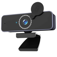 4K Webcam, USB Web Camera, MIC, Camera, Speaker 3 in 1, Face Optimization(Black)