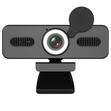 Webcam 1080P HD Webcam Computer with Microphone USB PC Web Camera(Black)