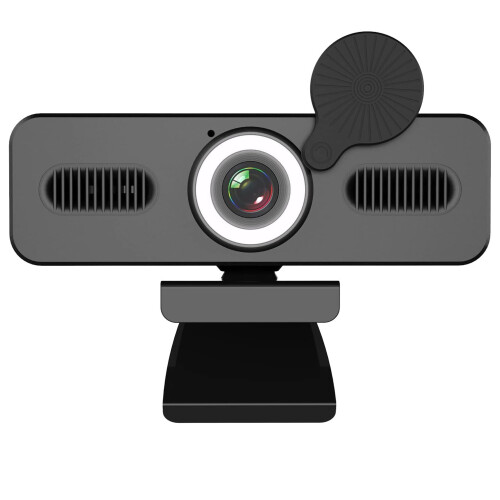 Webcam 1080P HD Webcam Computer with Microphone USB PC Web Camera(Black)