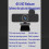 4K Webcam, USB Web Camera, MIC, Camera, Speaker 3 in 1, Face Optimization(Black) 3