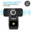 Computer Camera, Full HD 1080P PC Camera Desktop Noise Reduction with Microphone for Laptop(Black) 6