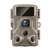 Trail Camera WiFi 4K 64MP with 64GB Memory Card Ip67 Waterproof 130Wide Angle 0.1s Trigger Speed(Brown)