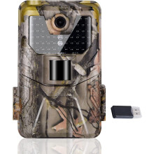 Trail Camera, 36MP 1520P Game Camera with Night Vision, 0.2S Trigger Motion Activated Hunting Camera(Brown)