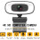 High Definition Network Camera with Microphone Interface, Suitable for on-site Video Conference(Black) 3