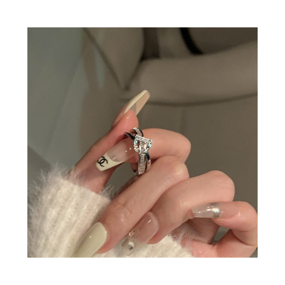 (J3775) S925 Chic Silver Pearl Ring With Elegant Bow Knot For Versatile Look Women-image-OPC-PJ7RBMT-NEW