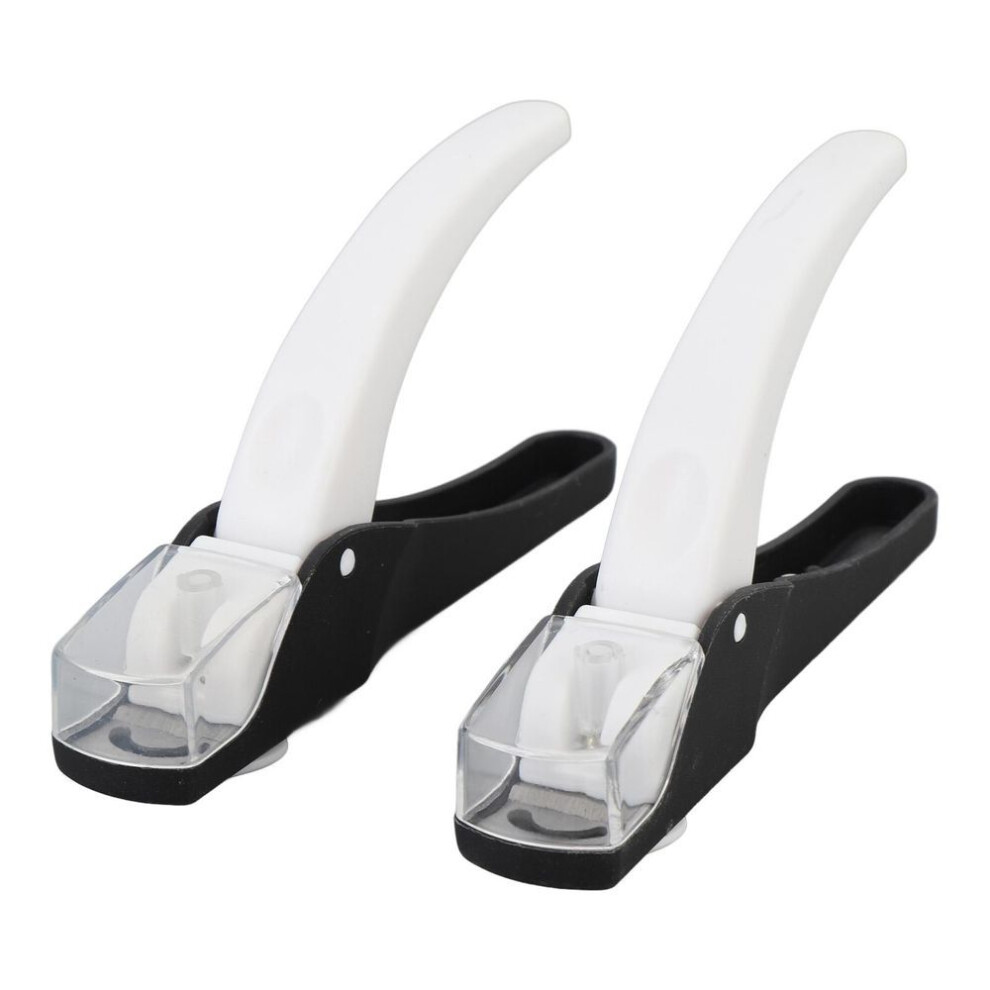 2pcs Fake Nail Trimmer Nail Tip Clipper Stainless Steel U Shaped French Nail Cutter For Nail Salon