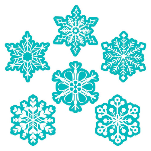CTP Snowflakes 6 """" Tel-outs Learning D