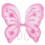 Beistle Feenflgel aus rosa Nylon 1