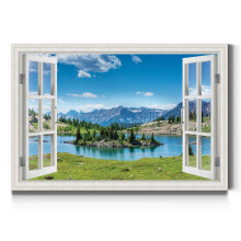 Galerie de redari Canvas nature Arta de perete picturi ?i imprimeuri moderne decora?iuni de munte albastru albastru padure glam glam romantic per
