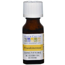Aura Cacia, Reines Ätherisches Öl in Jojobaöl, Weihrauch, 0,5 fl oz (15 ml)