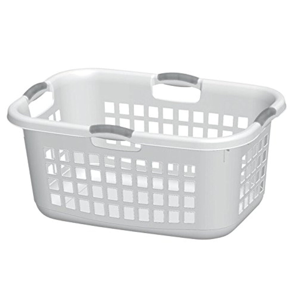 STERILITE CORP 12168006 Laundry Basket White 2Bshl No Size Plain