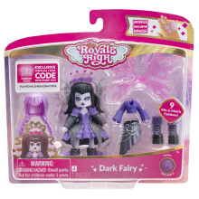 Royale High 3" Donkere Fee Modepop - 1 Figuur met 9 Modeaccessoires - Inclusief Virtuele Itemcode - Serie 2 - Leeftijd 5+