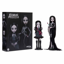 High Skullector Addams Family Doll Two-Pack: Morticia et mercredi des poupes de collection entirement articules avec certificat d'authenticit