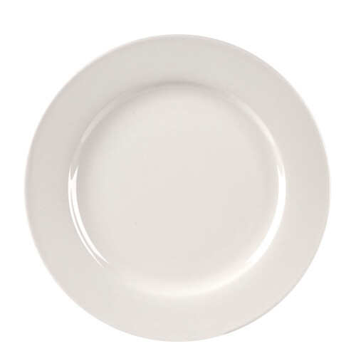 HomeVss  Bone China Rim Shape  Elegance White 40pc Dinnerware Set 2