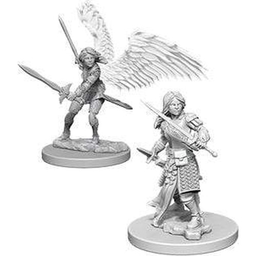 D&D Unpainted Miniatures: Female Aasimar Fighter main image 1
