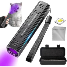 Wood's Lamp pet cat, dog Wood's Black light Flashlight cat Ringworm Detector,Doctor Pet Urine Detector,for Analyzing Skin Dog Cat Care Bed Bug Inspect