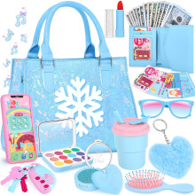 urse Bourse Fitend Makeup Play Pourse For Little Girls Kids Toy Frozen Purse Birthday Christmas Princess Gifts Toys For 3 4 5 6 7 Filles de 8 ans