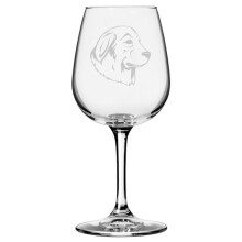 Maremma Sheepdog Dog Tematic Gratat 12.75oz Sticla de vin