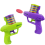 2pcs Kids Outdoor Game Foam Disc Gun Toy Shooting  Interactive Toy 6