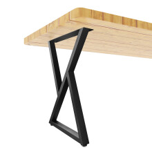 Luffioner Metal bordsben 28? Åtta 17.7? Ide tunga skrivbord ben diy möbler ben för matbord soffbord kontor skrivbord set av 2 (